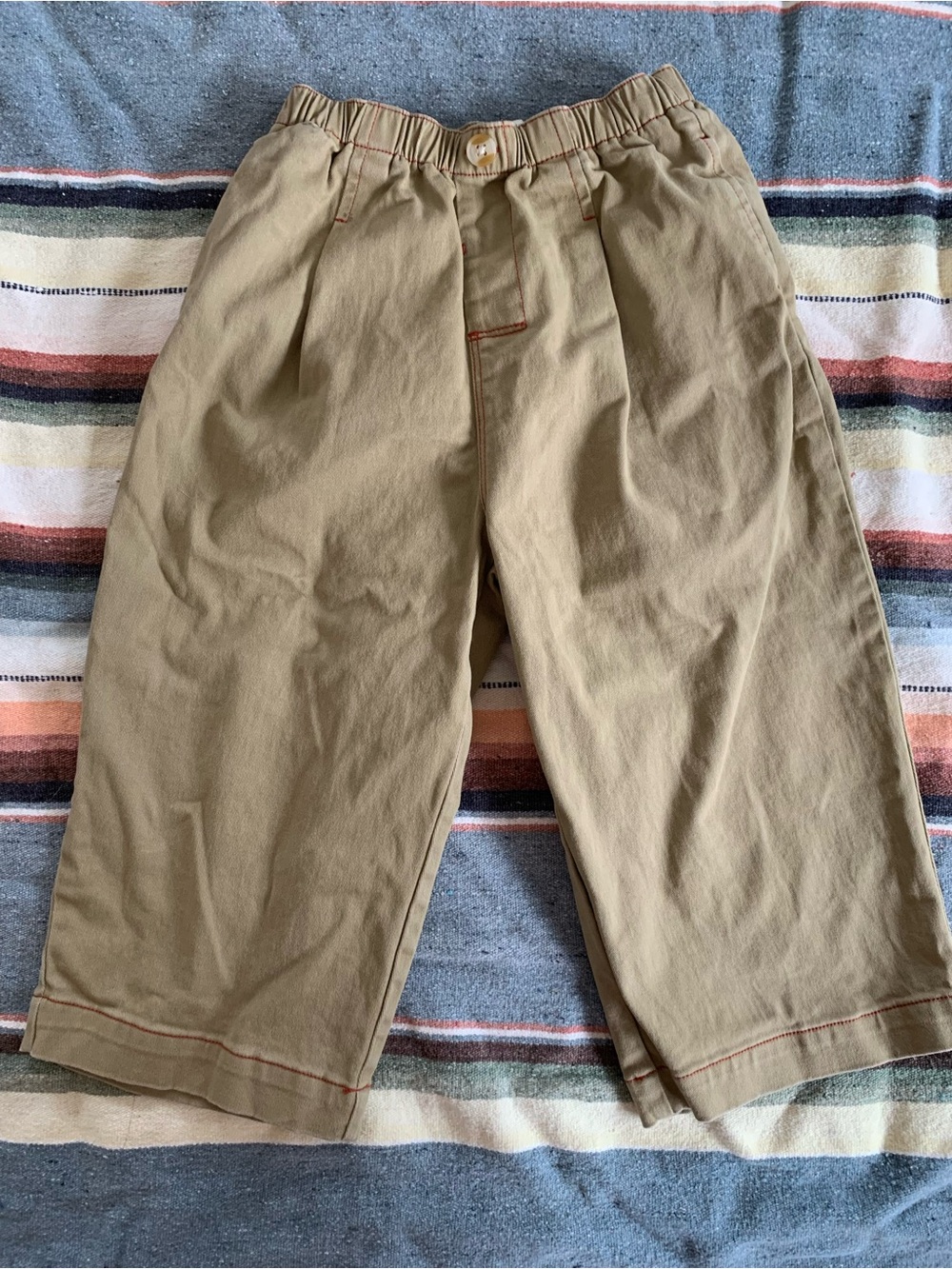 Zara Kids Volume Pants Contrast Hem 4T